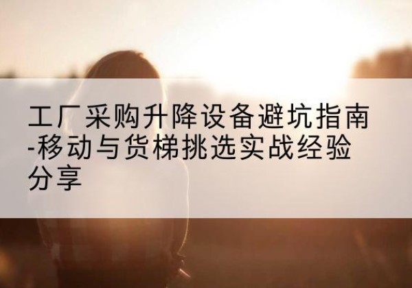 白朗移动式升降机怎么选-工厂采购升降设备避坑指南-移动与货梯挑选实战经验分享